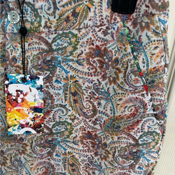 Robert Graham Paisley Pants Size 4 NWT - Picture 4 of 16